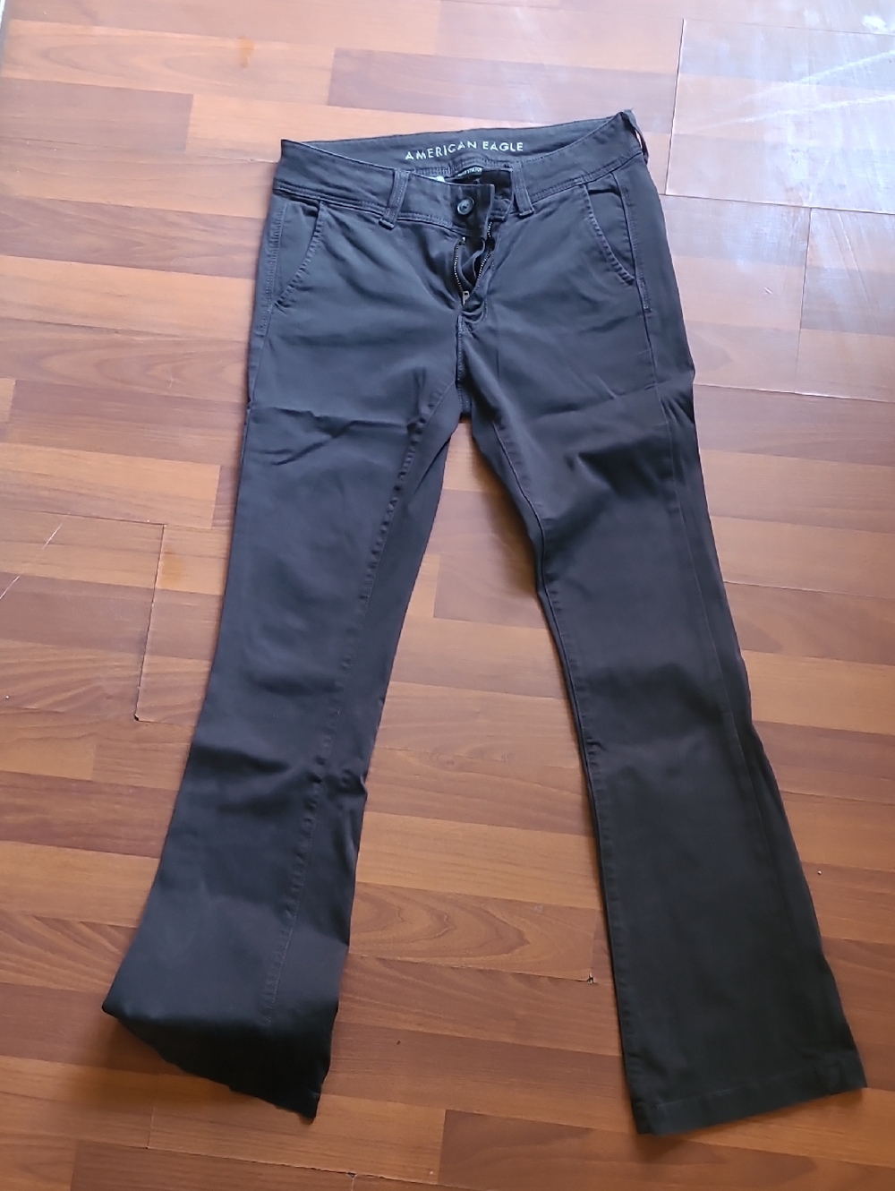 American Eagle Grey Bootcut Pants